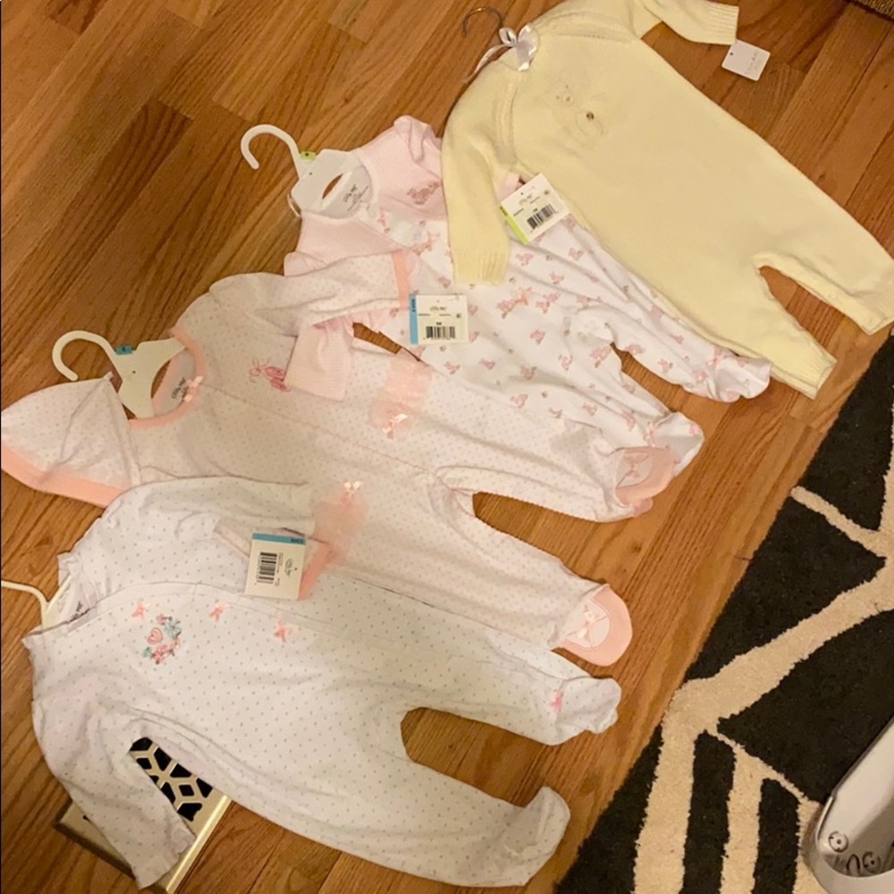 NWT baby girl outfits 3 to 6 months.